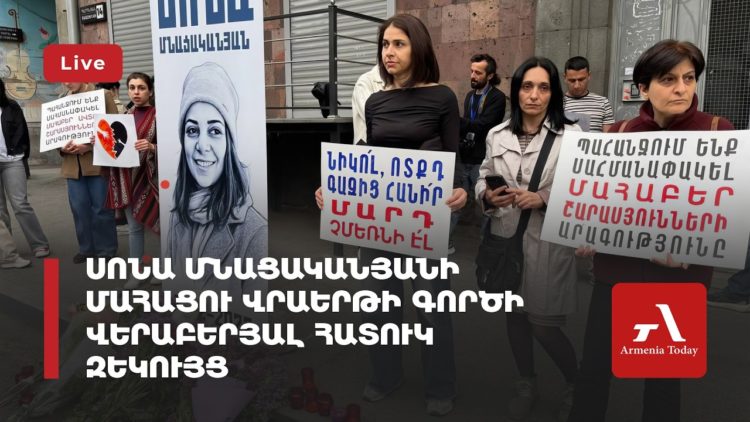 Проходит обсуждение спецдоклада по делу о гибели Соны Мнацаканян в результате ДТП с участием автоколонны Пашиняна (прямое включение)