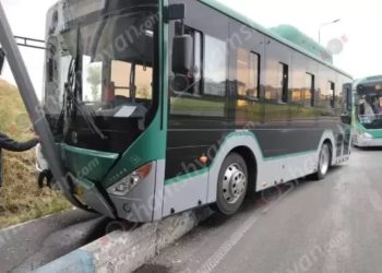 В МВД прокомментировали ДТП с автобусом №57 в Ереване