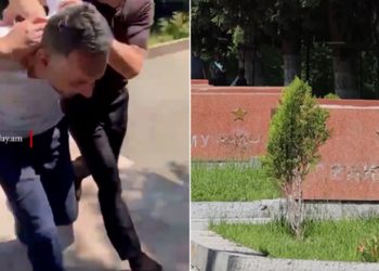 Полиция задержала подозреваемого в повреждении мемориала «Мать Армения» в Гюмри