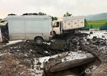 Երևան-Սևան ավտոճանապարհին կայծակի հարվածից կամուրջ է փլուզվել․ ՆԳՆ