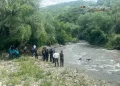 В реке Памбак обнаружены тело человека и автомобиль