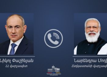 Премьеры Армении и Индии обсудили новые направления сотрудничества