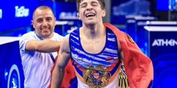 Джанеса Назаряна признали лучшим борцом греко-римского стиля в мае