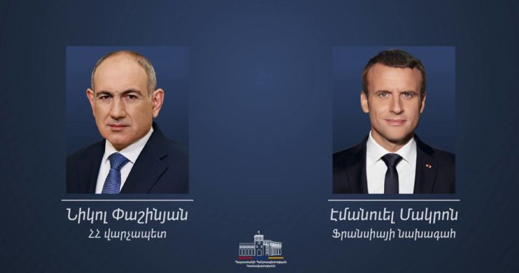 Пашинян поздравил Макрона и поблагодарил за помощь в расширении связей Армении с ЕС