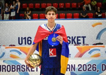 Энтони Саркисяна признали самым ценным игроком чемпионата Европы