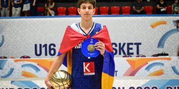 Энтони Саркисяна признали самым ценным игроком чемпионата Европы