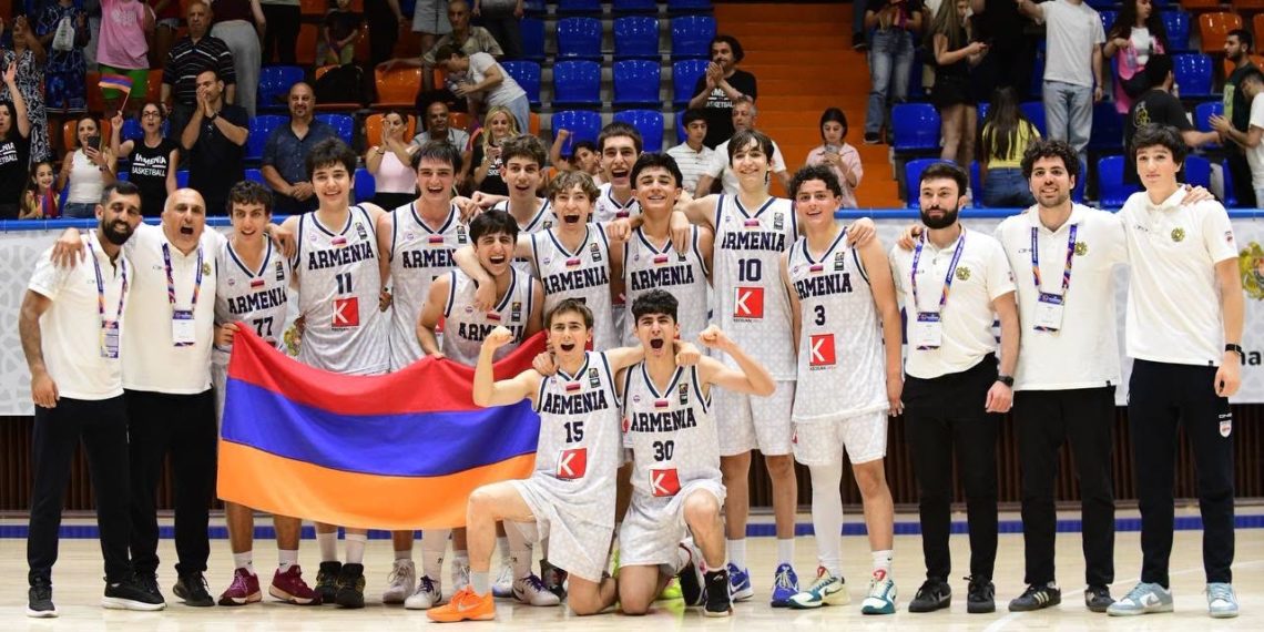 Сборная Армении U16 по баскетболу выиграла чемпионат Европы в дивизионе C