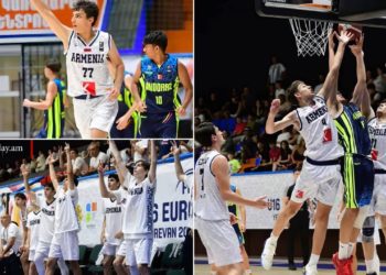 Сборная Армении стартовала с победы на ЧЕ U16 по баскетболу