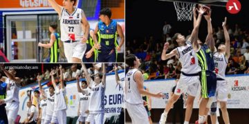 Сборная Армении стартовала с победы на ЧЕ U16 по баскетболу
