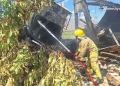 Водитель пострадал при возгорании грузовика у села Ерасх