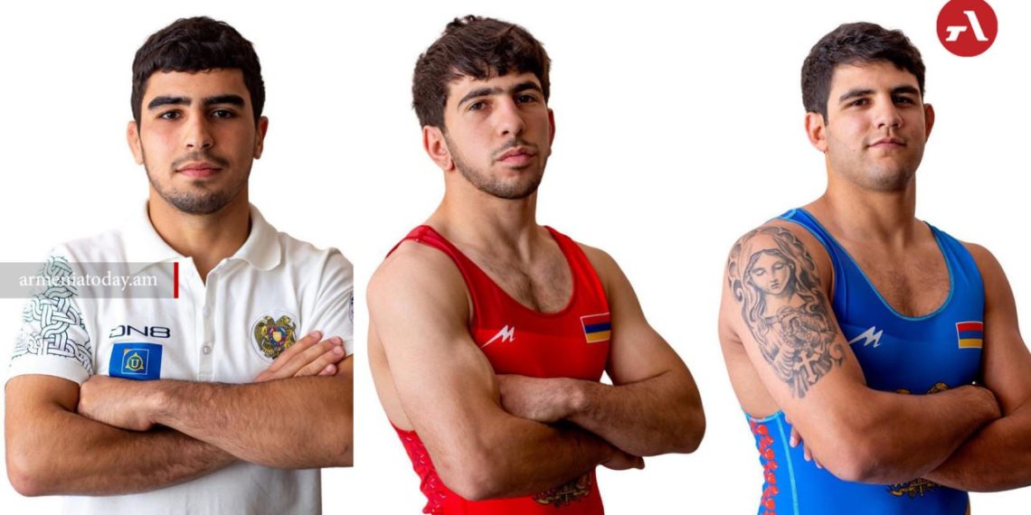 Армянские спортсмены взяли три медали на ЧЕ U20 по вольной борьбе