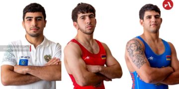 Армянские спортсмены взяли три медали на ЧЕ U20 по вольной борьбе