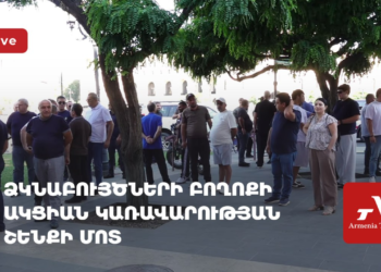 Рыбоводы проводят акцию у здания правительства Армении (прямое включение)