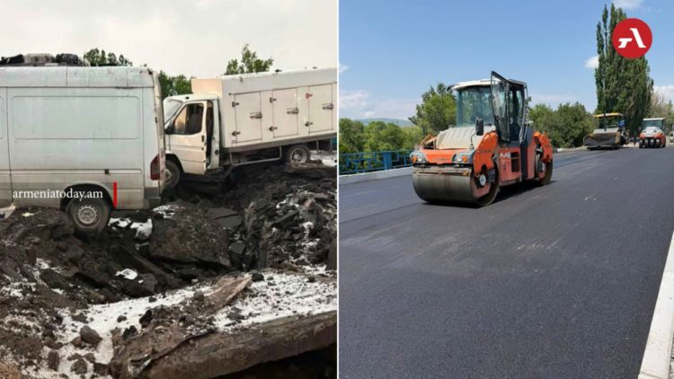 Երևան-Սևան ճանապարհի՝ կայծակից վնասված կամուրջը հուլիսի 7-ից կվերաբացվի