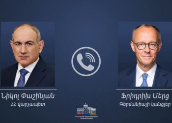 Փաշինյանը Գերմանիայի կանցլերի հետ քննարկել է հայ-ադրբեջանական խաղաղության գործընթացը