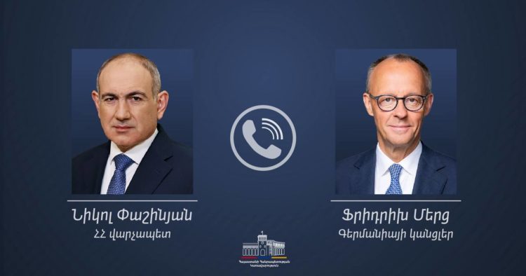 Փաշինյանը Գերմանիայի կանցլերի հետ քննարկել է հայ-ադրբեջանական խաղաղության գործընթացը