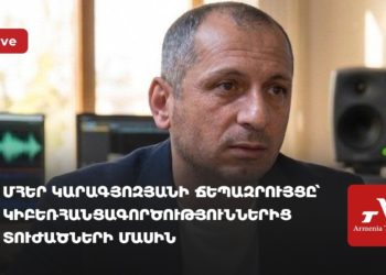 Մհեր Կարագյոզյանի ճեպազրույցը՝ կիբեռհանցագործություններից տուժածների մասին (ուղիղ)